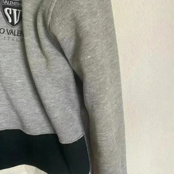 Vintage Silvio Valentino Embroidered Spellout Logo Crewneck Sweatshirt Size M - Picture 5 of 10